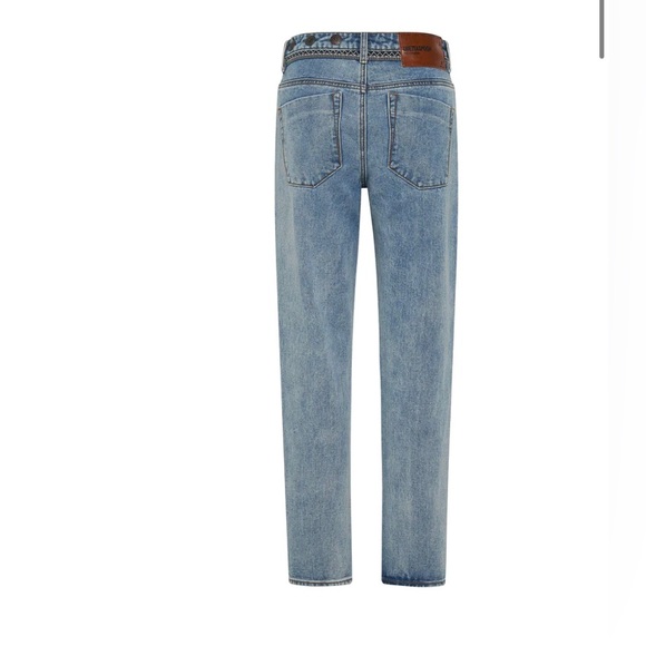 UFT NWT One Teaspoon Hollywood HillsTruckers Mid Rise Straight Leg Jeans Size 26 - Picture 5 of 11